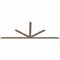 Ekena Millwork Saratoga Smooth Timber Gable Bracket, Douglas Fir, 108"W x 40"H x 1 1/2"D x 3 1/2"F, 9/12 Pitch GBW108X40X0204SAR00SDF - alternate 2
